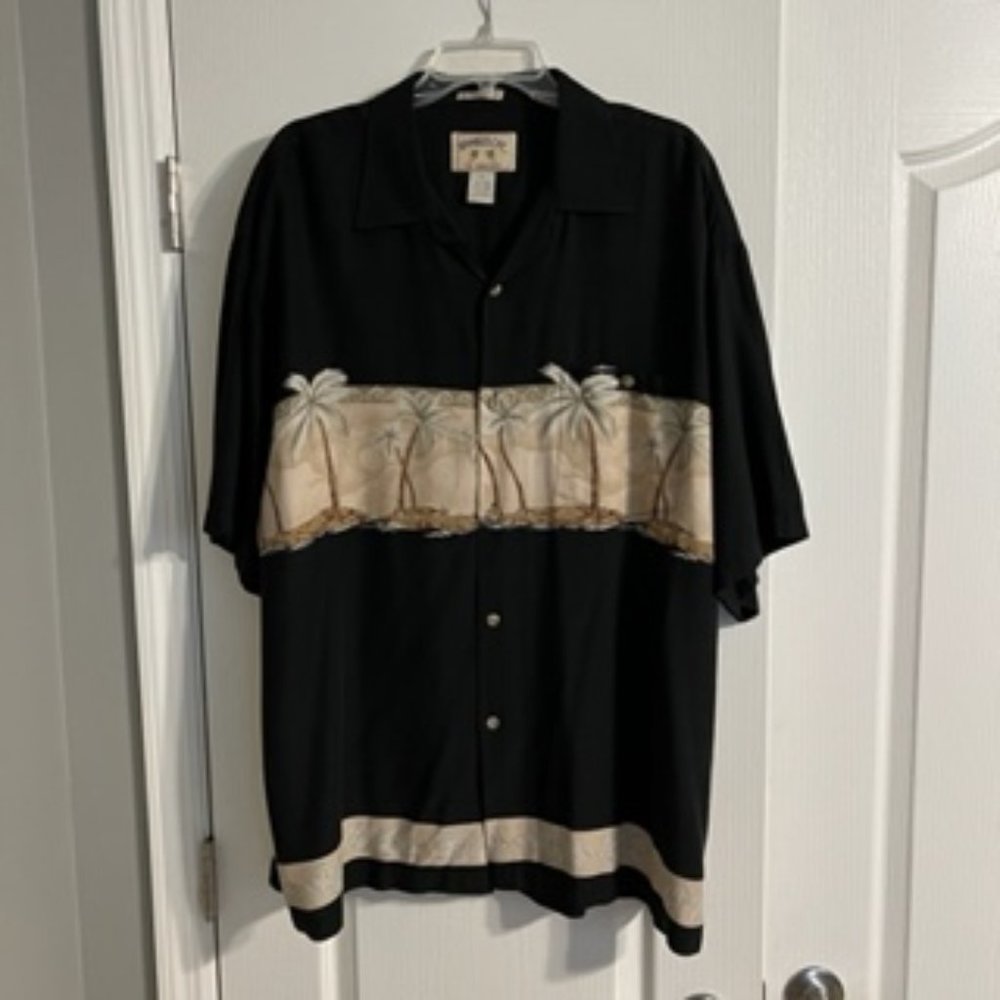 Bamboo Cay Men's Shirt XL Black